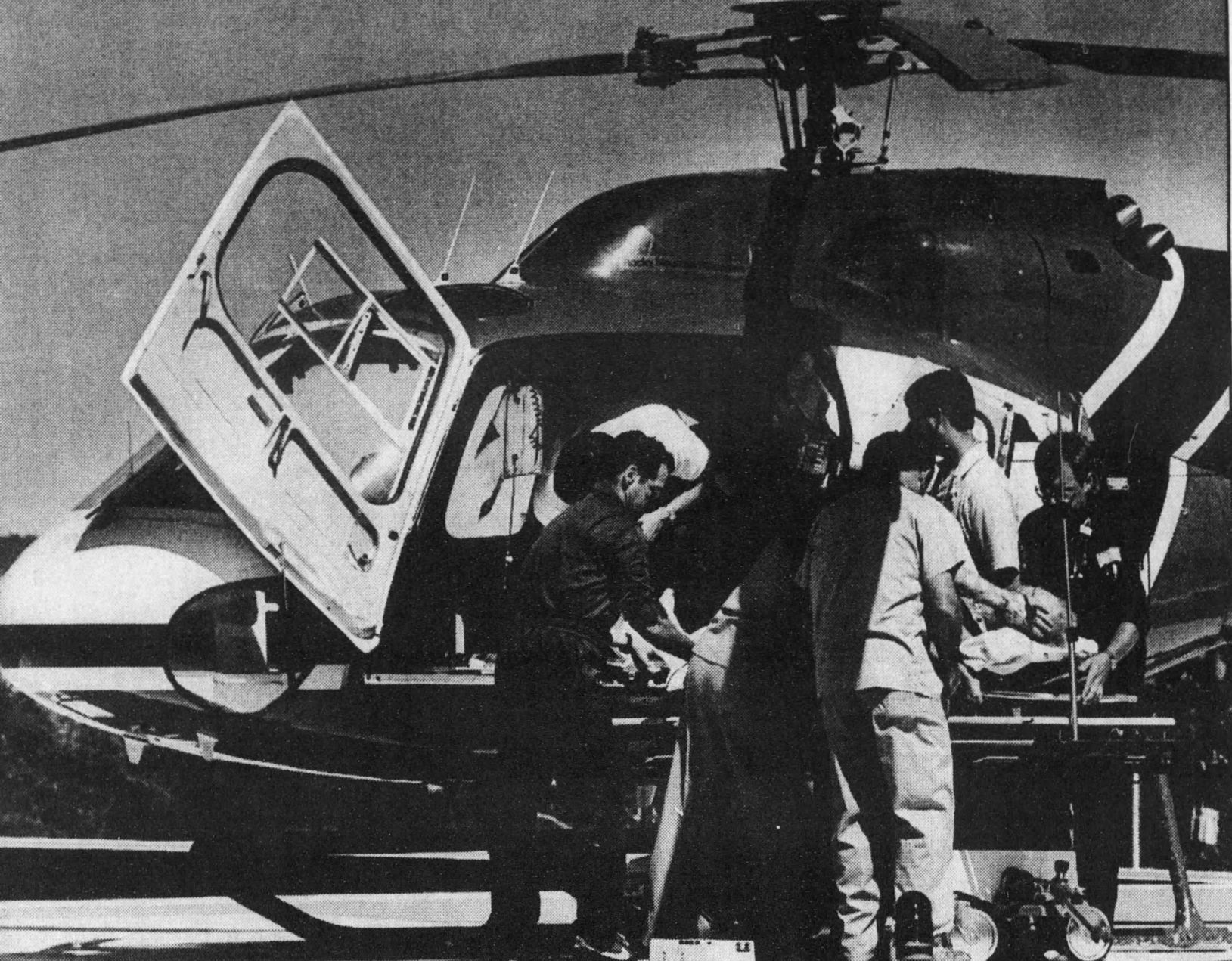 St. Vincent's HELP helicopter, 1989